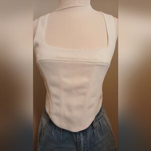 Tiger Mist White Sleeveless
